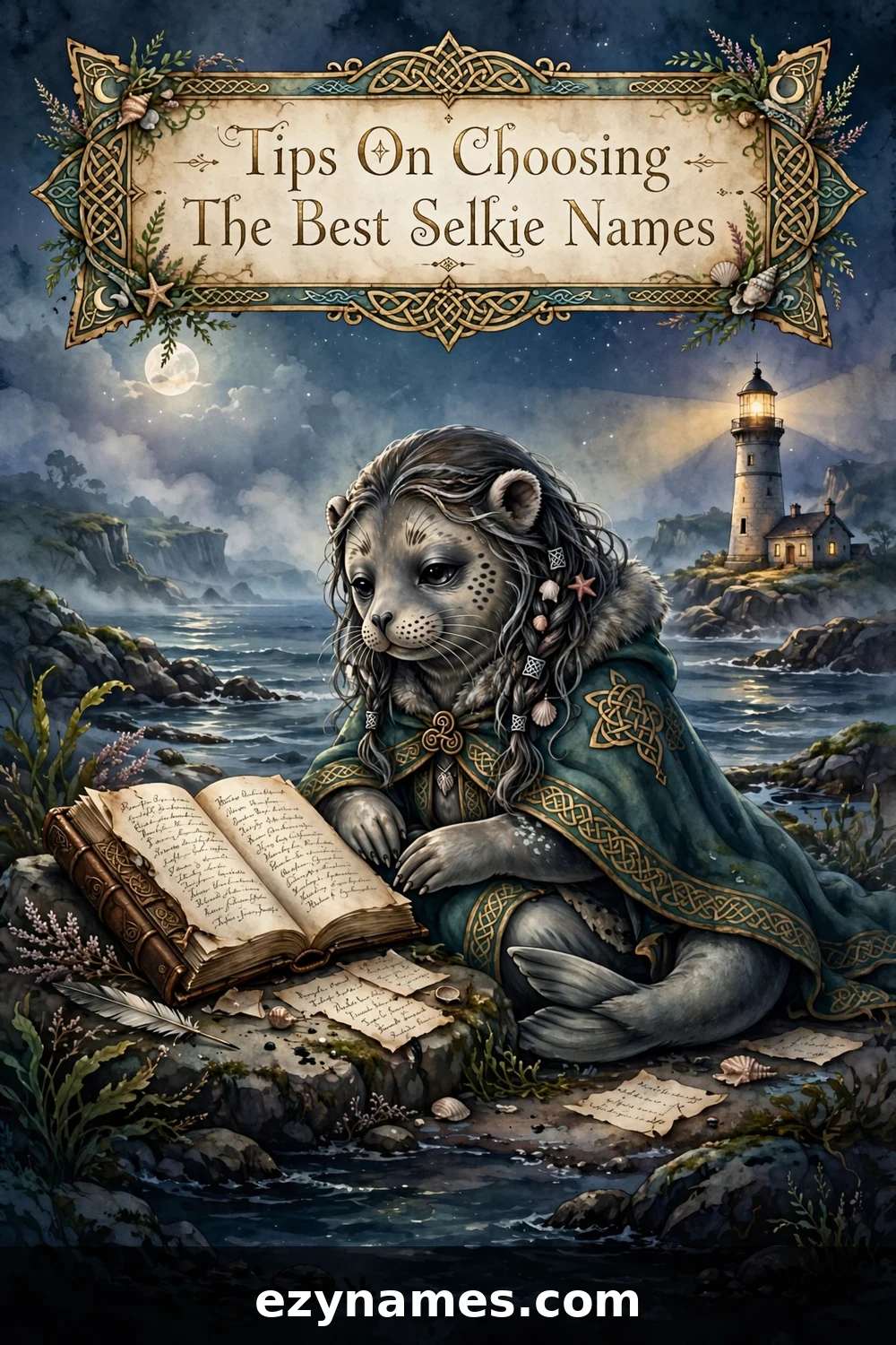Tips On Choosing The Best Selkie Names - name ideas with meanings | ezynames.com