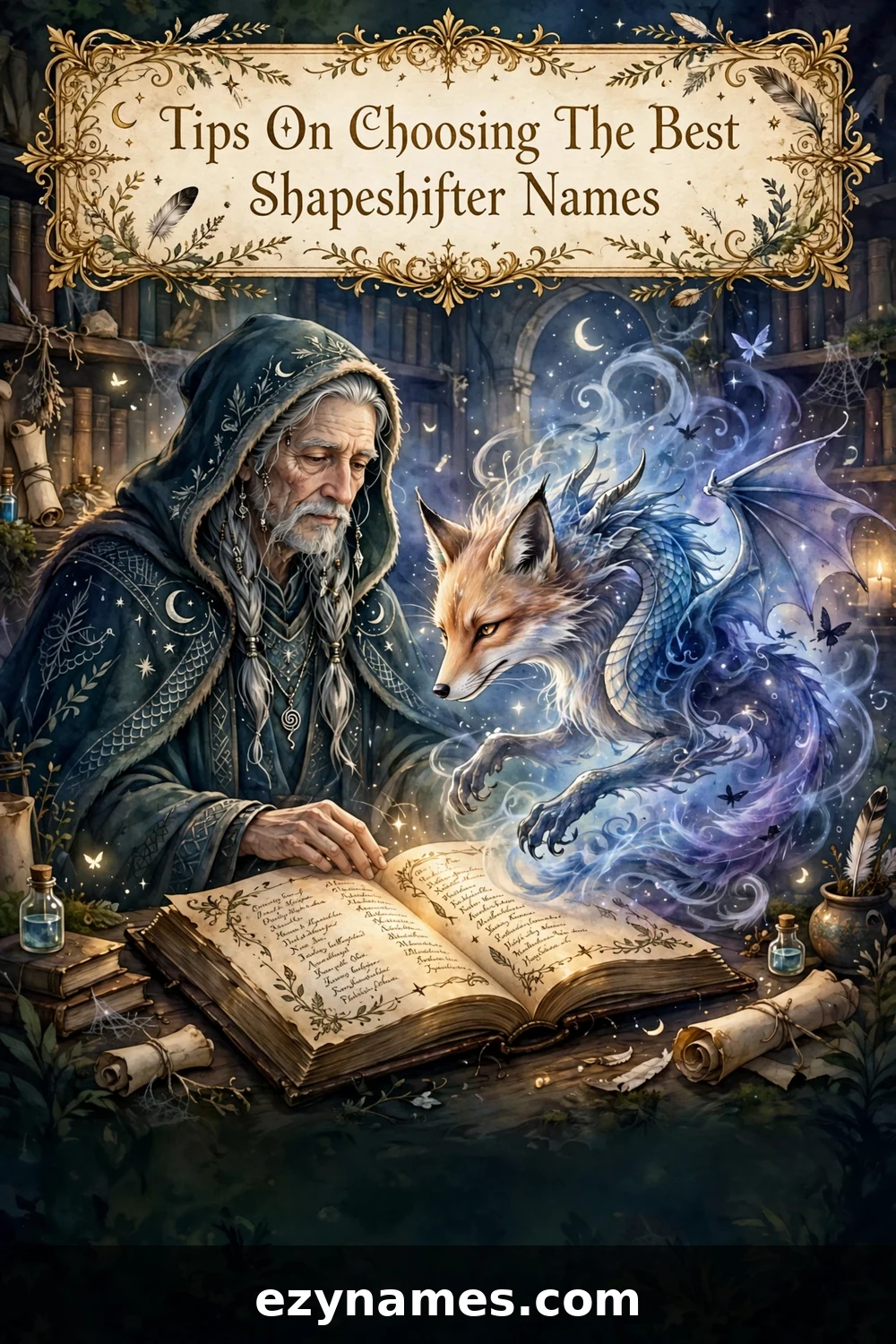 Tips On Choosing The Best Shapeshifter Names - name ideas with meanings | ezynames.com