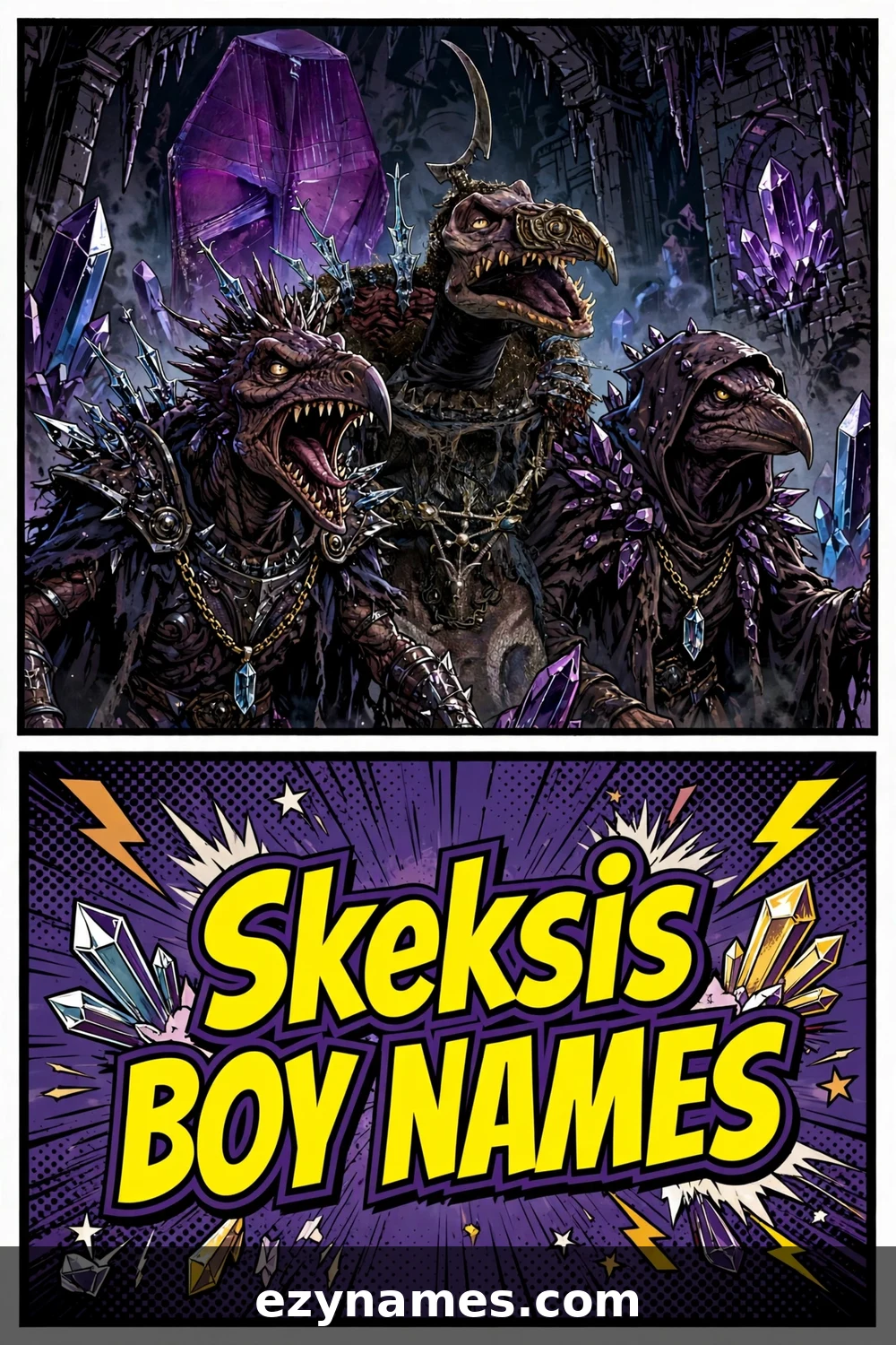 Skeksis Boy Names - name ideas with meanings | ezynames.com