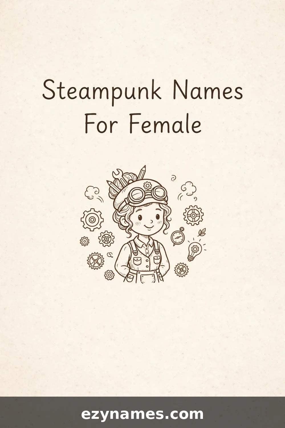 Illustration for Steampunk Names For Female - steampunk names inspiration