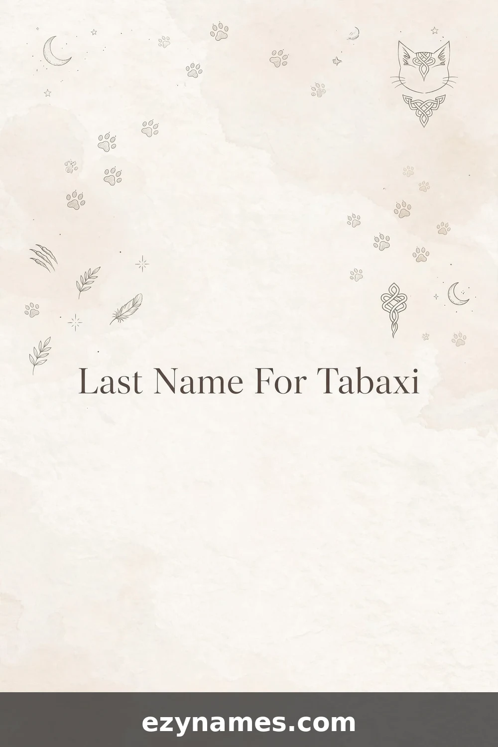 Last Name For Tabaxi - name ideas with meanings | ezynames.com