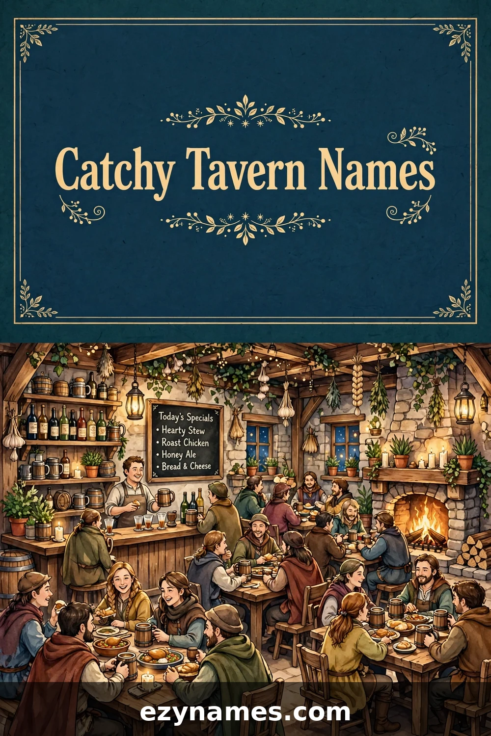 Illustration for Catchy Tavern Names - tavern names