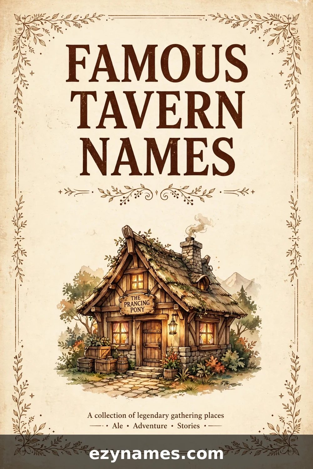 Illustration for Famous Tavern Names - tavern names