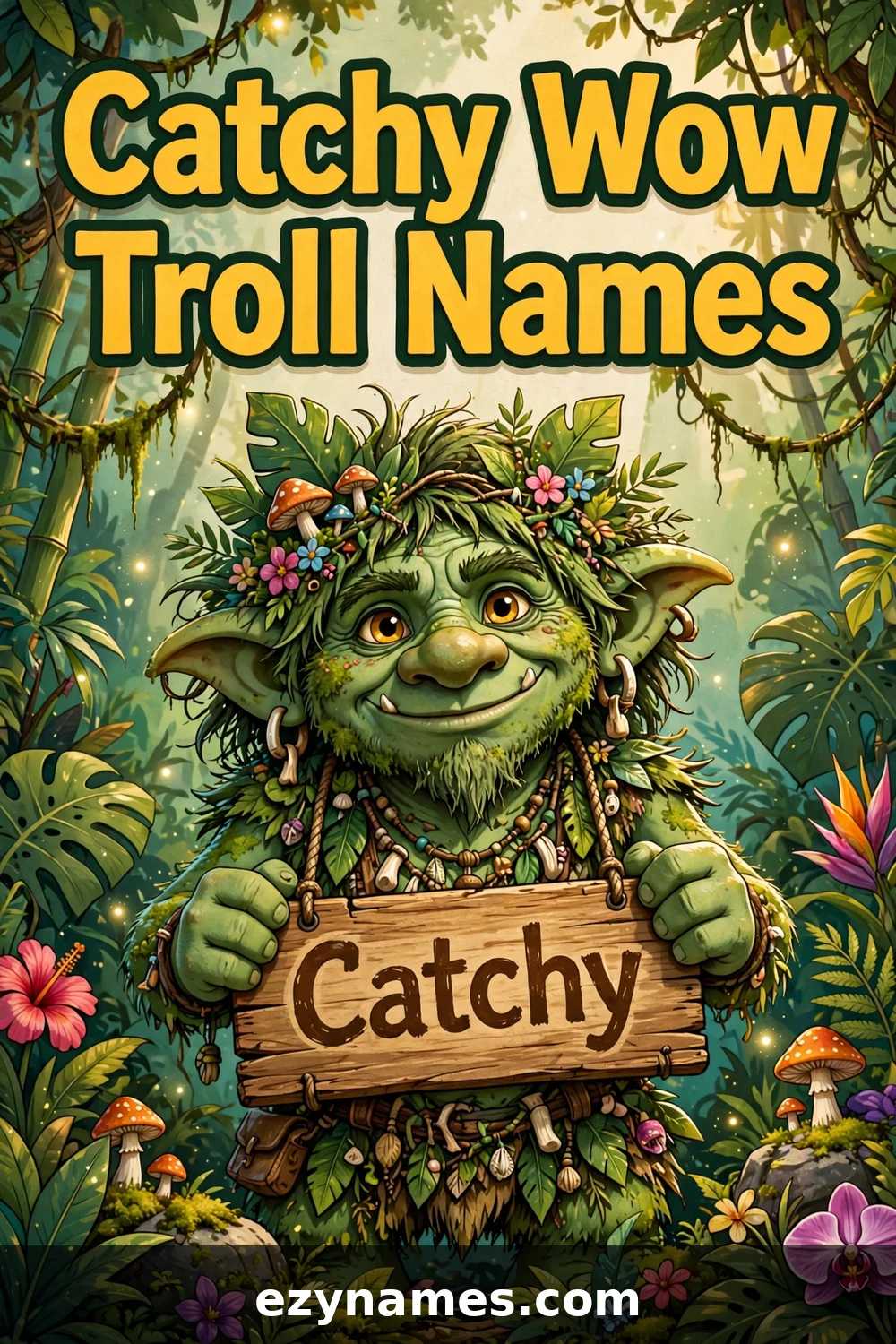 Illustration for Catchy Wow Troll Names