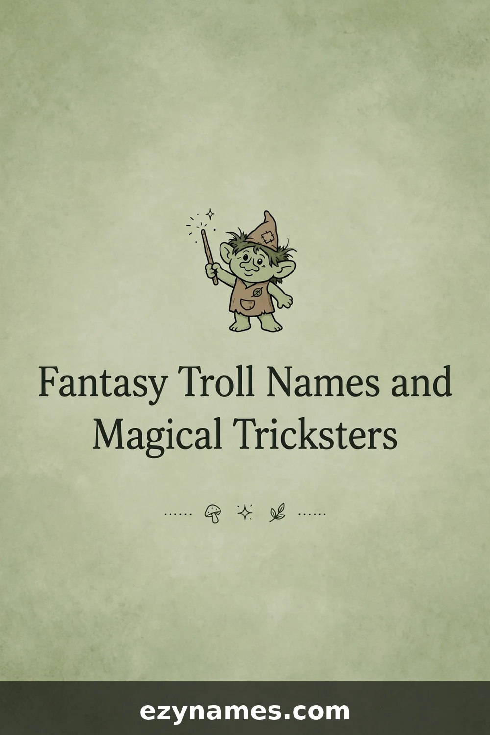 Illustration for Fantasy Troll Names and Magical Tricksters