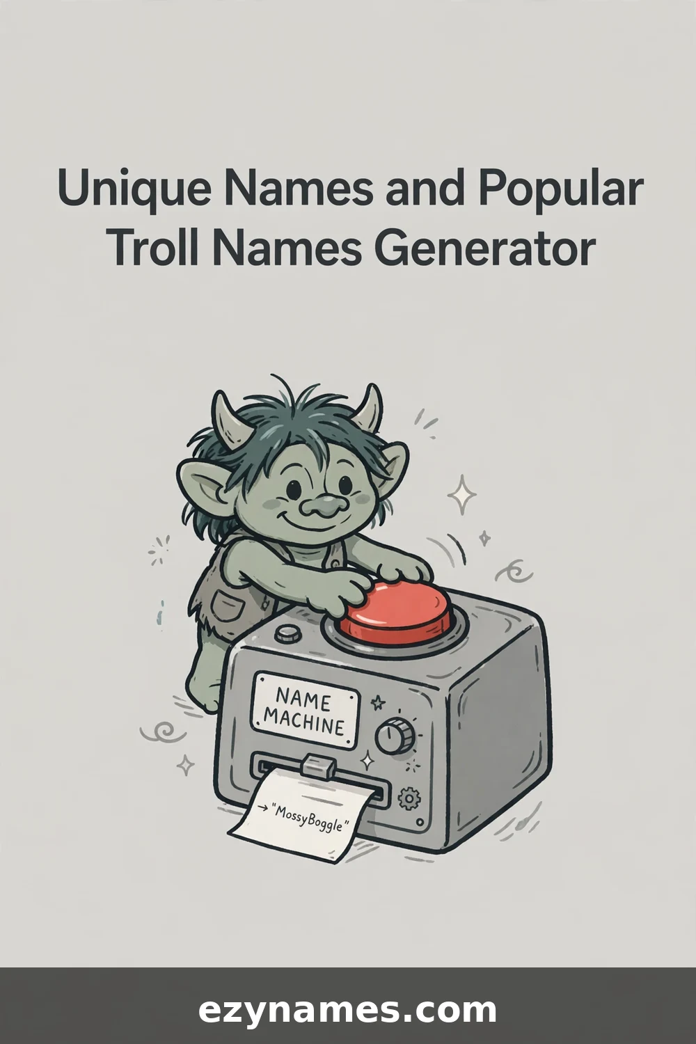 Illustration for Unique Names and Popular Troll Names Generator