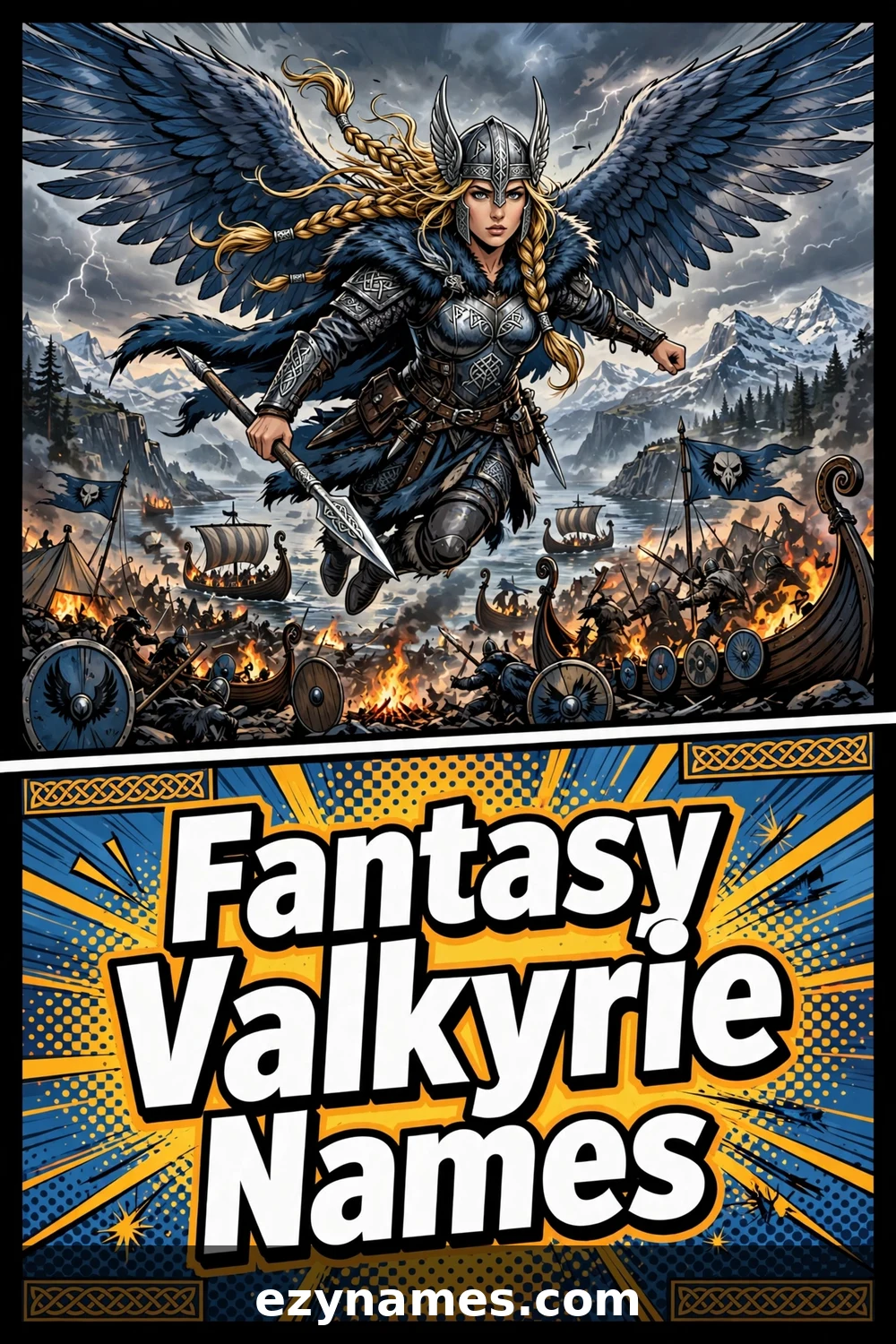 Fantasy Valkyrie Names - name ideas with meanings | ezynames.com