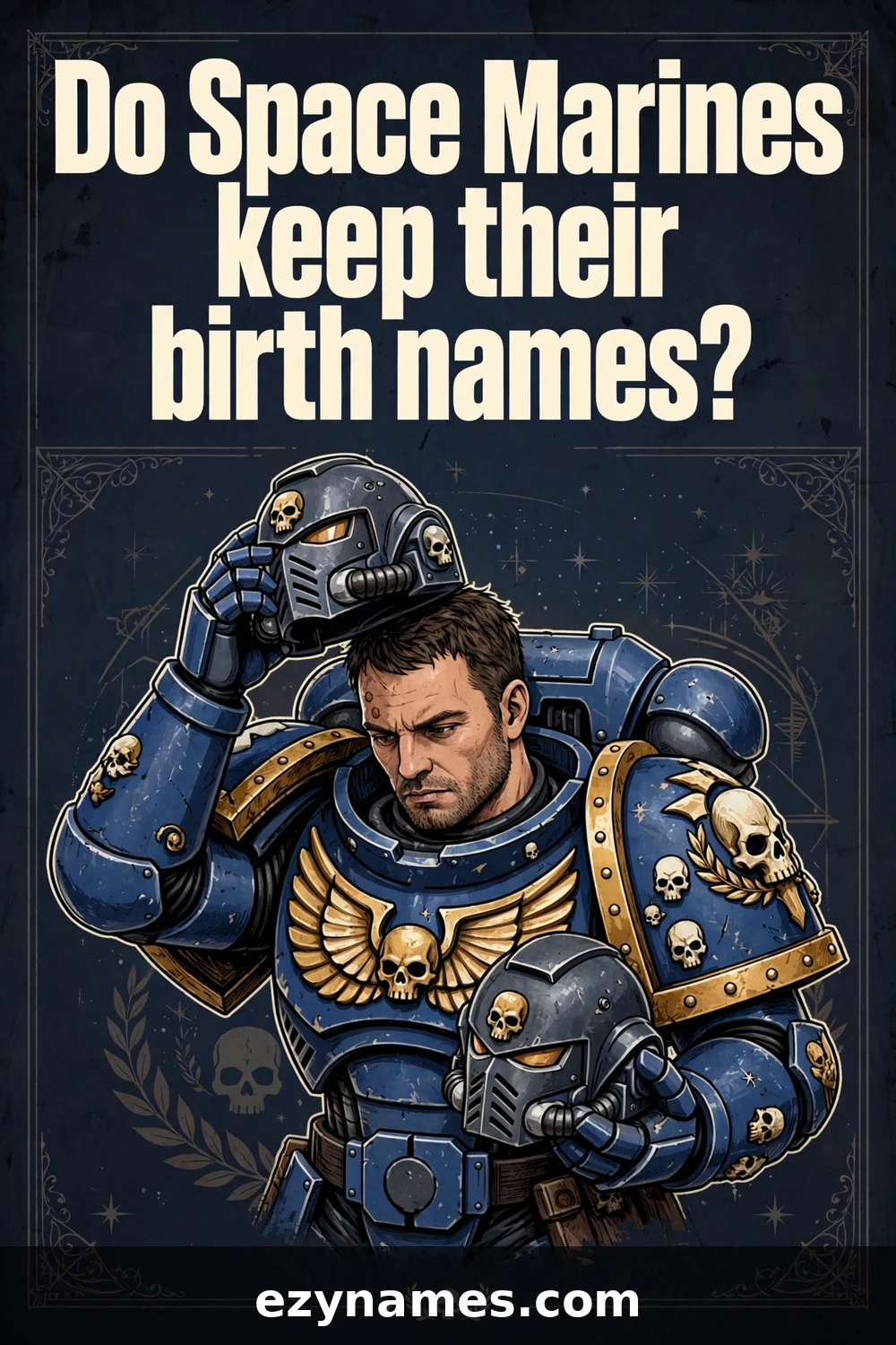 Illustration for Do Space Marines keep their birth names?