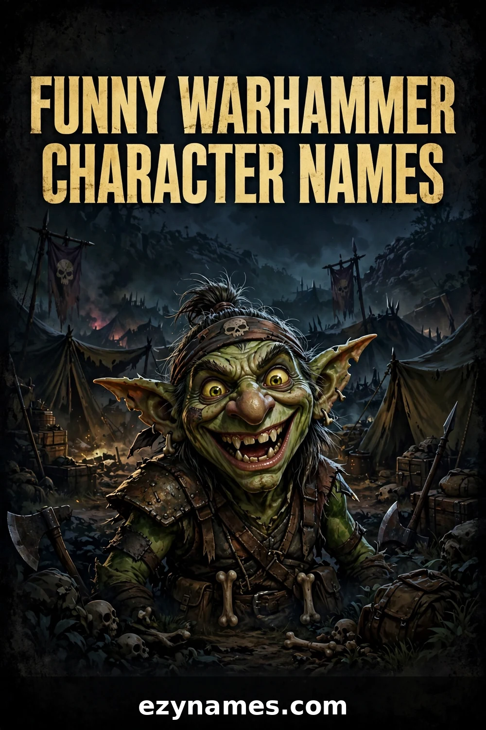 Illustration for Funny Warhammer Character Names