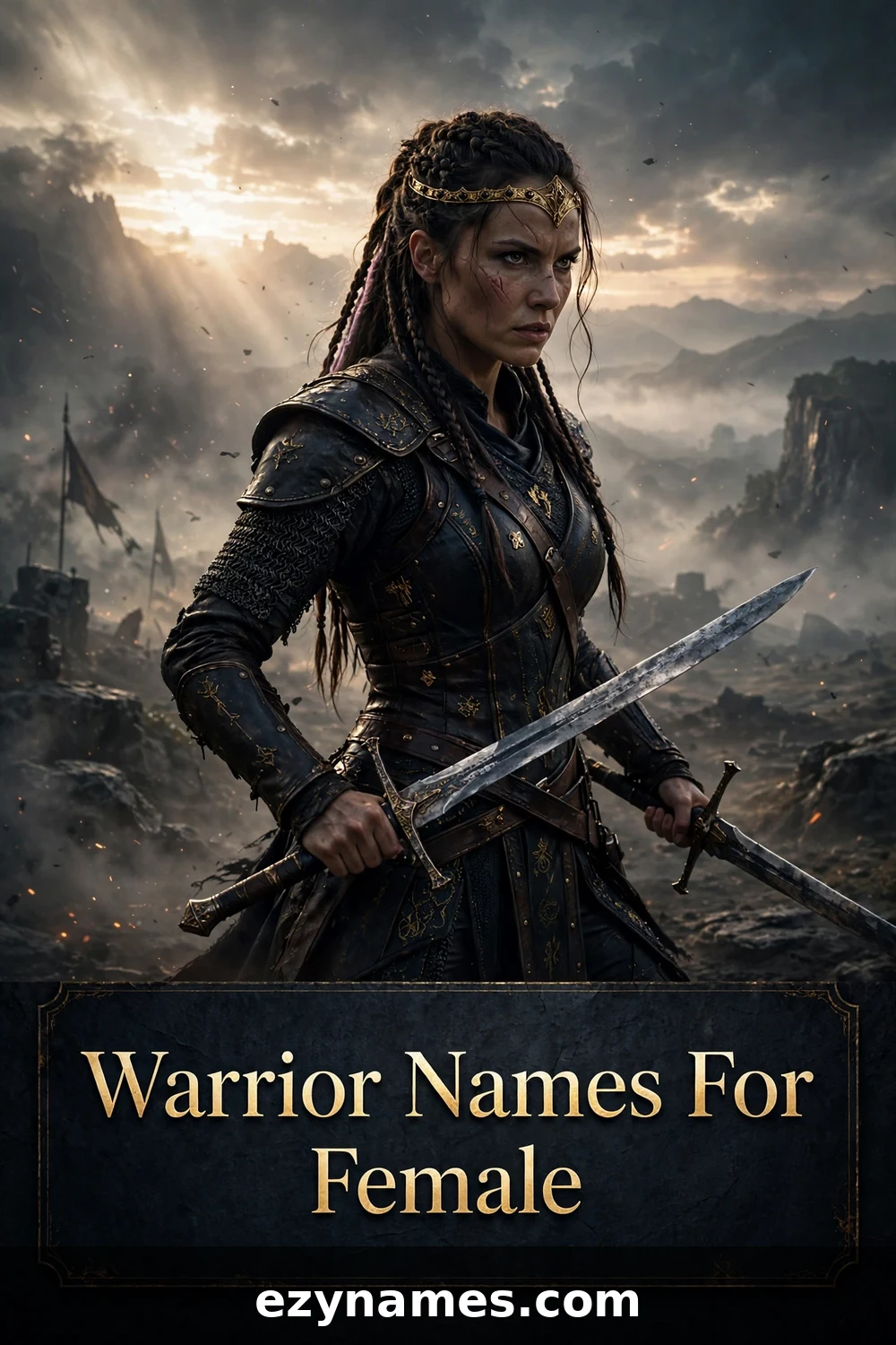 Illustration for Warrior Names For Female - warrior queen